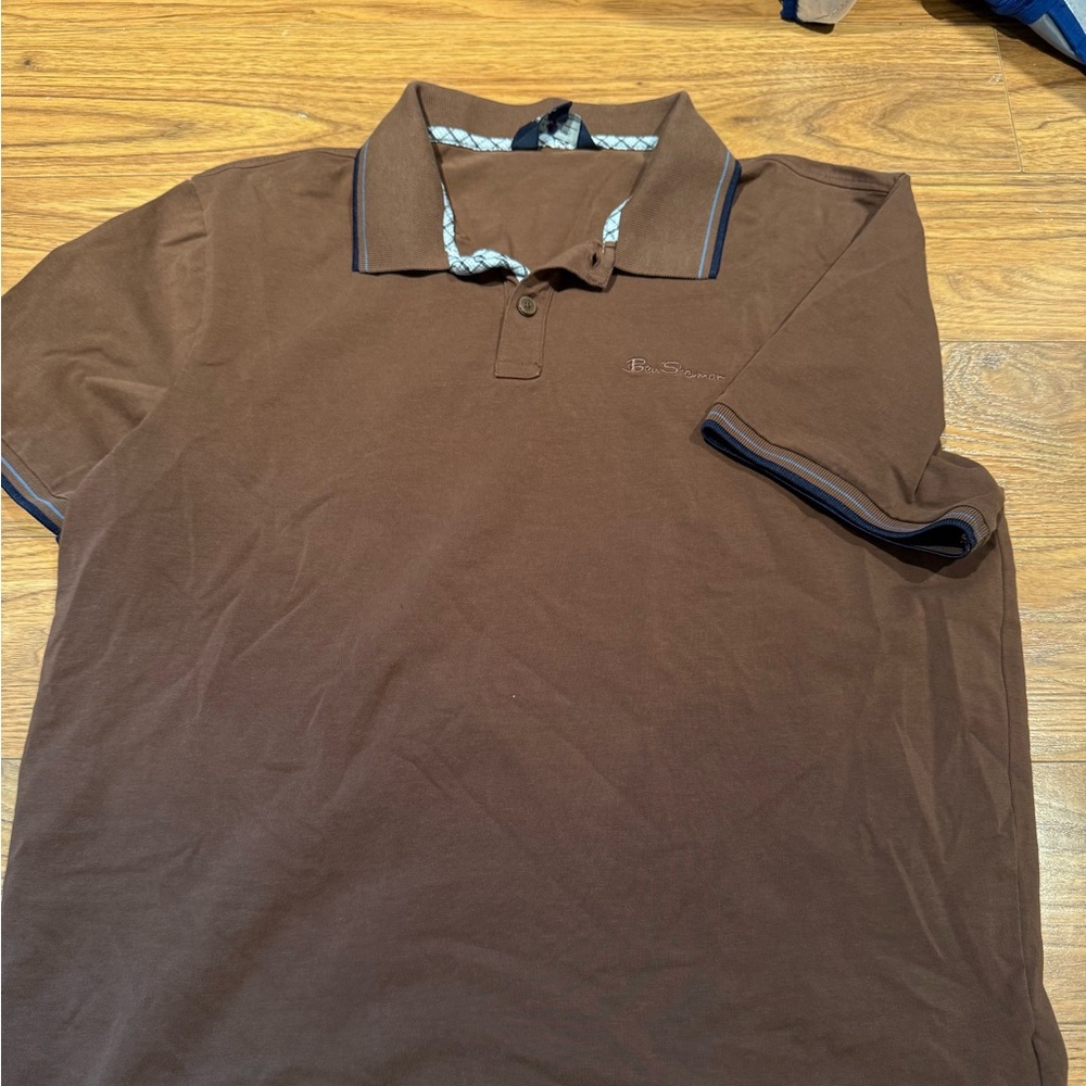 Ben Sherman Chocolate Brown Polo Shirt